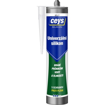 Ceys Univerzální silikon 280 ml bílá