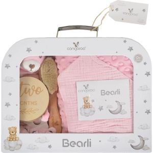 Cangaroo Подаръчен комплект 6 в 1 Cangaroo - Bearli, розов (112140) - baby