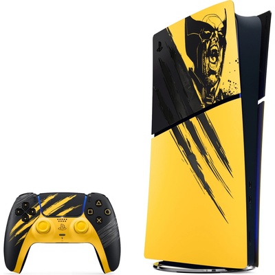 PlayStation 5 Slim Digital Edition 825GB Marvels Wolverine: Battle Yellow Limited Edition