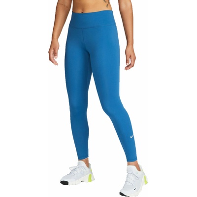 Nike dámske legíny ONE DF MR TGT W modrá biela