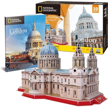 CubicFun 3D puzzle National Geographic: Katedrála svatého Pavla 107 ks