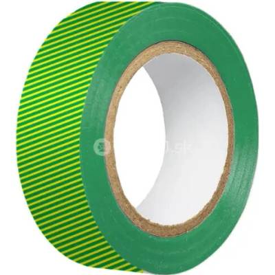 Elta PVC izolačná páska 19 mm x 10 m žltozelená