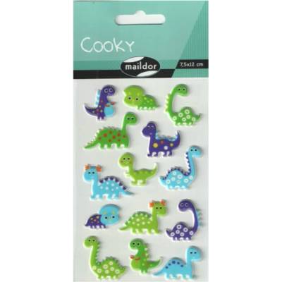 D.A. Samolepky Cooky - Dinosauři