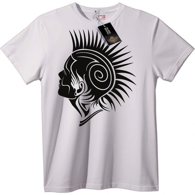 NOONEBRAND Тениска Племенно Слънчево Лице - 4XL, Black