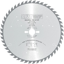 CMT Industrial Pilový kotouč pro podélné a příčné řezy D250x3,2 d30 Z60 HM Odhlučněný