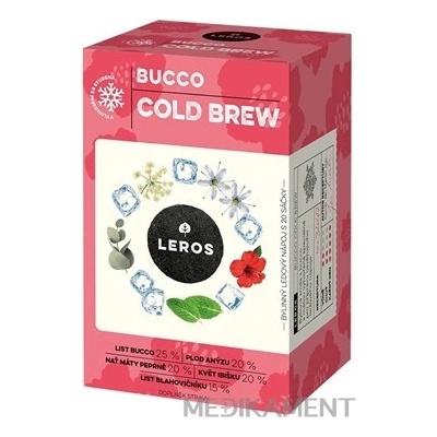 Leros COLD BREW BUCCO bylinná zmes 20 x 1,5 g