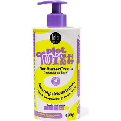 Lola Cosmetics Plot Twist Nut Butter Cream – Stylingový krém pre krepovité vlasy 480 g