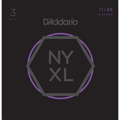 D'Addario NYXL1149-3P Струни за електрическа китара (NYXL1149-3P)