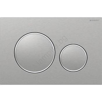 Geberit 115.889. SN. 1 - Бутон за смиване Sigma20 24, 6x16, 4 cm неръждаема стомана (GB0068)