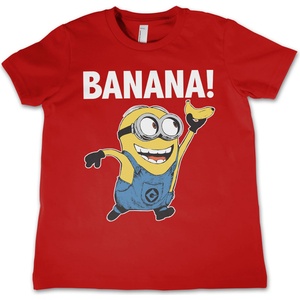 HYBRIS детска тениска Despicable Me - Banana! - Red - HYBRIS - UV-12-DMF056-H84-10-RD