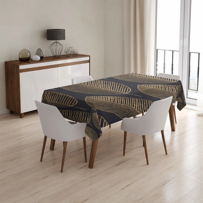 Sablio Ubrus Zlaté listy 130x130cm