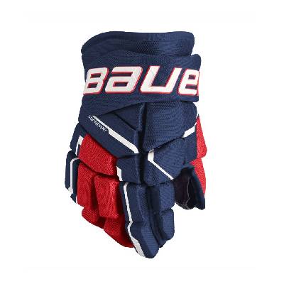 Bauer Rukavice Bauer Supreme M5Pro S23 JR, Junior, tmavo modrá-červená-biela, 10"