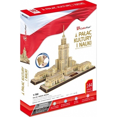 CubicFun 3D puzzle Palác kultury a vědy 144 ks