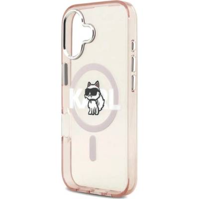 CG Mobile iPhone 17 KARL LAGERFELD IML CHOUPETTE SKETCH LOGO MAGSAFE Силиконов удароустойчив протектор за телефон, MagSafe, цвят ROSS KLHMP17SHGCHGKBP (KLHMP17SHGCHGKBP)