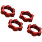 Traxxas гайка на колелото 17mm алуминиева червена (4)