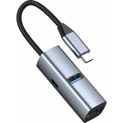 Mobile Origin USB-C Hub 3v1 HB1 - USB-A, USB-C, HDMI, USB-C PD 100W MO-31CH-HB1