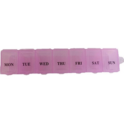 Pill Box Organizér na lieky 7 dní růžový