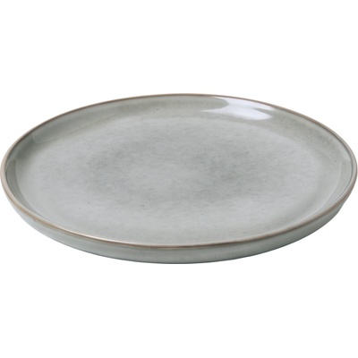 Clay Keramický mělký talíř Shadow ø 27,5 cm – moderní šedý dekor