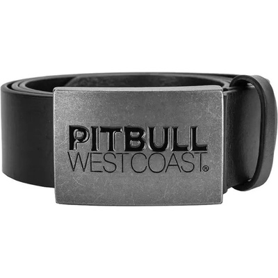 PitBull West Coast kožený opasok TNT black čierna