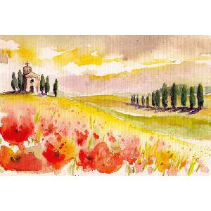 DIMEX ART Флизелинов фототапет картина - кипариси 375 x 250 см
