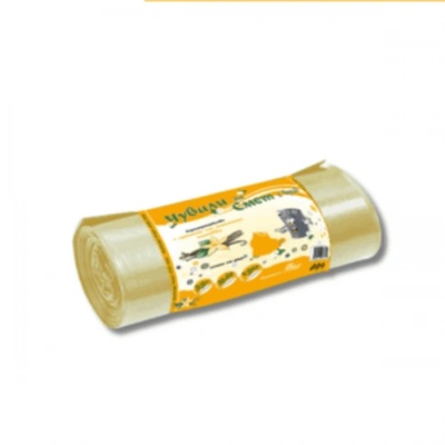 Чували за смет с връв ванилия Голд Груп 35л. /15бр