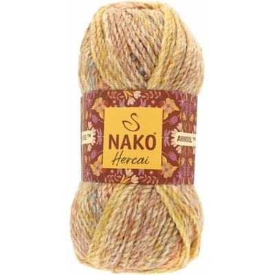 Nako Hercai 76035 hnedá, žltá, modrá