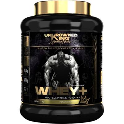UnKrowned King by Kevin Levrone Whey+ Protein | with WPC, Egg Protein & Creatine [2000 грама] Шамфъстък