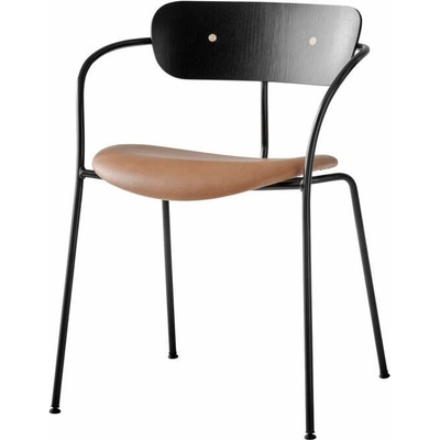 &Tradition Pavilion AV4 black lacquered oak / cognac