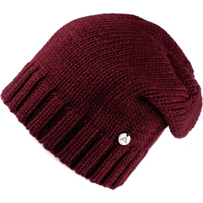 Zimní čepice 9 vínová