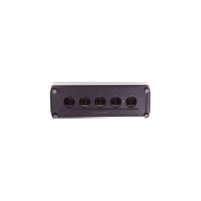 Schneider Electric Cartridge housing 5-hole 22mm gray IP65 XALD05