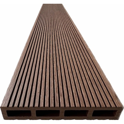 NIKA WPC дъска за огради и облицовки, 120x20x2000 mm, цвят тиково дърво (FR-DT 120203)