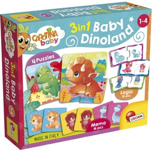 Lisciani Carotina baby logic Динозаври пъзел и 3d (92529)