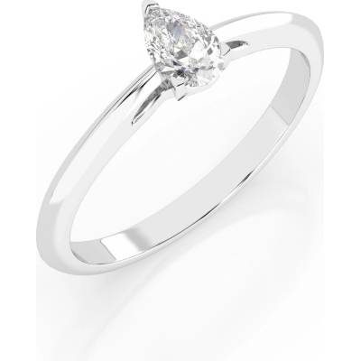 Cara Diamanti Пръстен Cara Diamanti Златен С Диамант 0.30 Ct Gia Сертификат K101-10190W (0.30) PAR (K101-10190W (0.30) PAR)