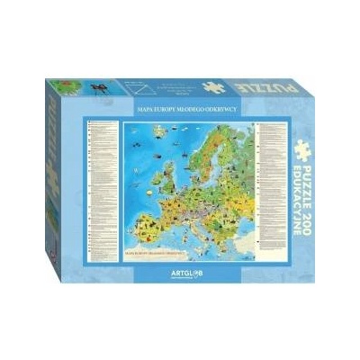 Artglob Puzzle 200 - Europe of the Young Explorer