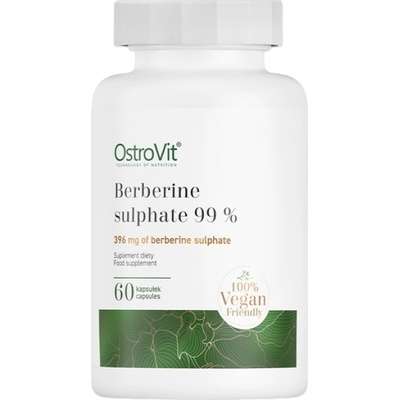 OstroVit Berberine Sulphate 396 mg | 99% Berberis Root Extract [60 капсули]