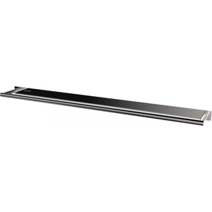 DECOR WALTHER Закачалка на релса за кърпи Mikado Frame с PVD покритие 61 см черен хром (0524058)