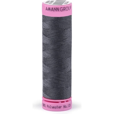 Polyesterové nitě návin 100 m Aspo Amann, střední, 0343 Steel Gray