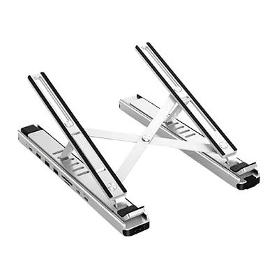 Multifunkčná stanica pre notebooky Choetech PD/USB-C HDMI(4K/30Hz)/2xUSB-A/1xUSB-C/1xSD/1xTF čierna (HUB-M43)