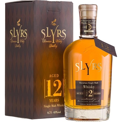 Slyrs Single Malt Whisky Aged 12y 43% 0,7 l (kartón)