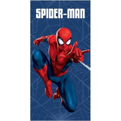 Carbotex plážová osuška Spiderman 100% bavlna froté s gramážou 300 g/m² 70 x 140 cm