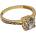 VipGold Златен годежен пръстен 2.10 гр (pr057)