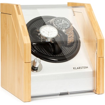 Image 1 of Klarstein Garonne 2, навивач за часовници, 1 въртяща се чиния, 4 часовника, 3 скорости, 4 режима, бамбук (TWP-bmb2) (TWP-bmb2)