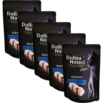 Dolina Noteci Premium Cat Junior Dish с треска и сардина 5 x 85 г