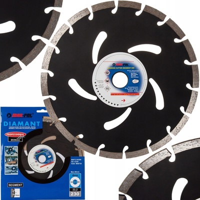 Mar-Pol Diamantový kotúč segment 230 x 10 x 22.2 mm M08735