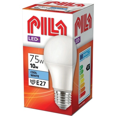 Pila LED žárovka E27 A60 FR 10W 75W neutrální bílá 4000K