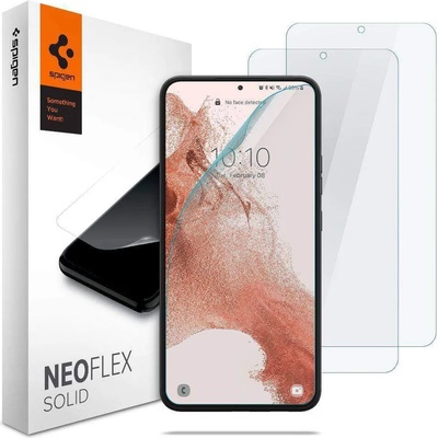 Spigen Neo FLEX Solid Screen Protector - 2 броя защитно покритие с извити ръбове за целия дисплей на Samsung Galaxy S22