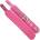 Rouge Leather Wrist Cuffs Pink