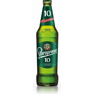 Staropramen 10 výčepní světlé Nová receptura 4,0% 0,5 l (sklo)