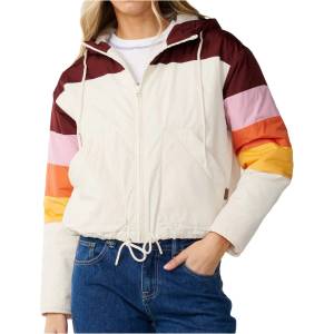 Rip Curl Дамско ежедневно яке Rip Curl Women's Keepsakes Bomber Casual jacket - Dark Plum (103-2581-0213)