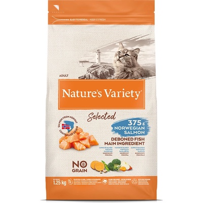 Nature's Variety selected cat s lososom 1,25 kg